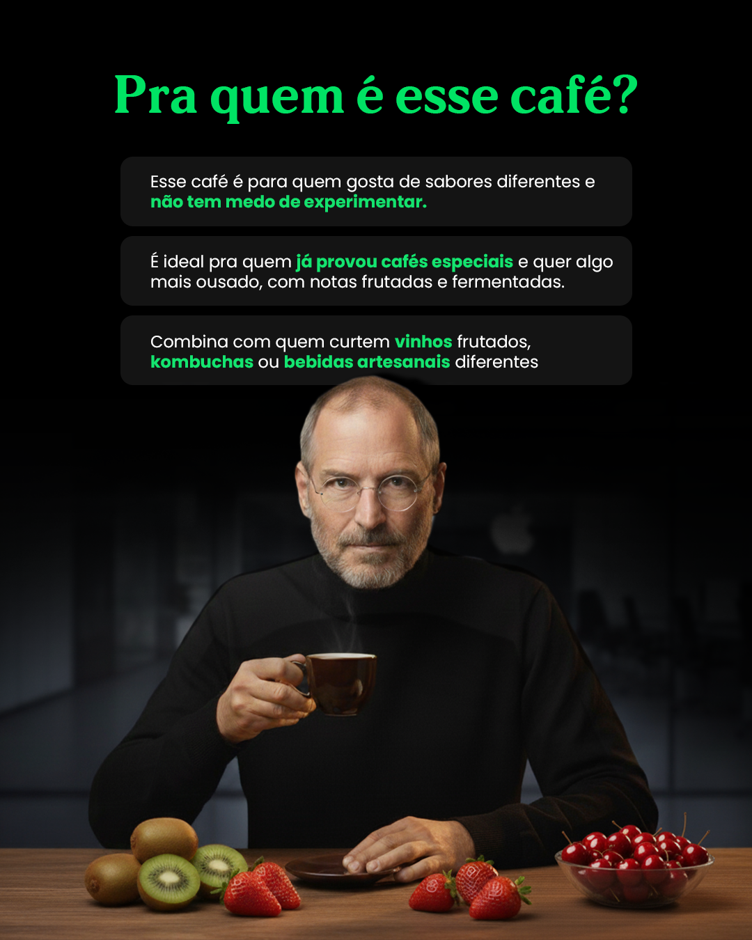 Steve Jobs – Café Especial | Coleção Pensadores