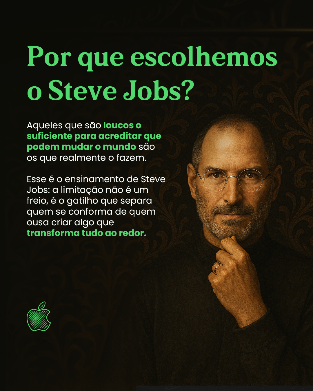Steve Jobs – Café Especial | Coleção Pensadores