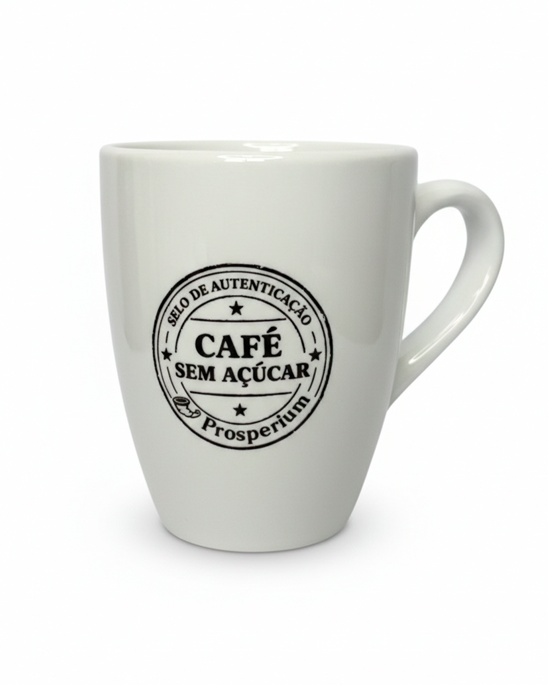 Caneca Prosperium Selo Autenticidade – Café Sem Açúcar