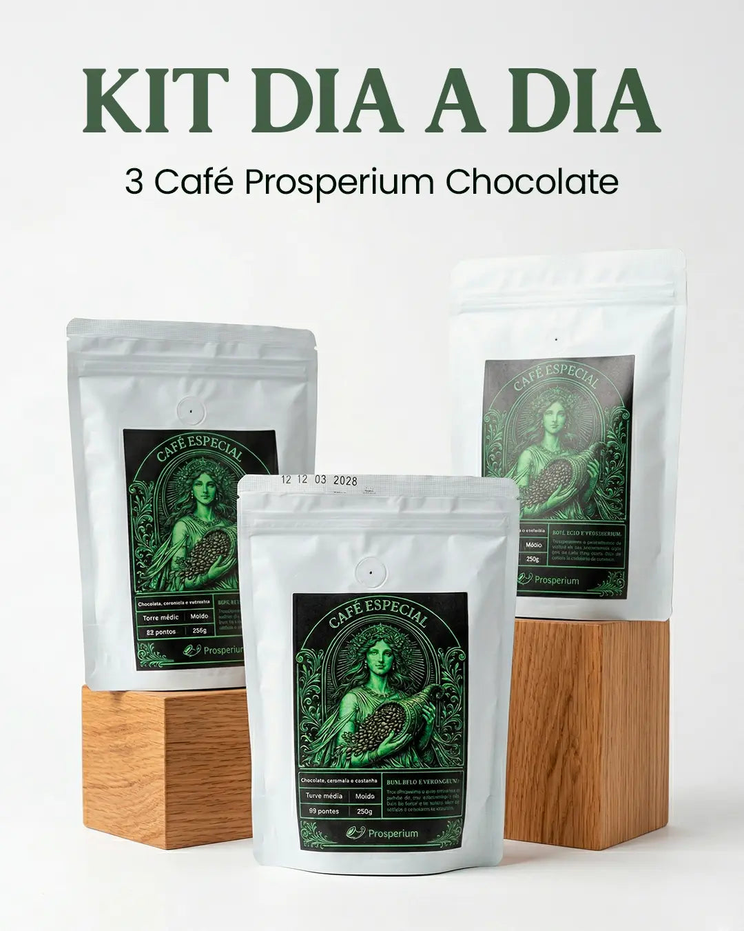 Kit Dia a Dia | 3x Café Prosperium Chocolate 250g