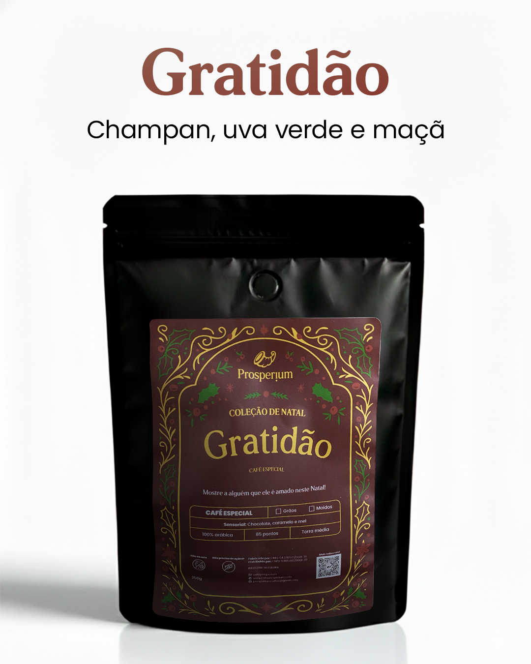 Café Gratidão – Coleção de Natal | Prosperium