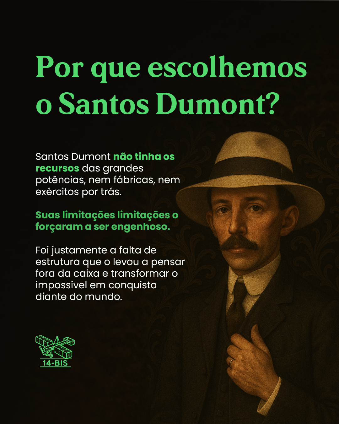 Santos Dumont – Café Especial | Coleção Pensadores